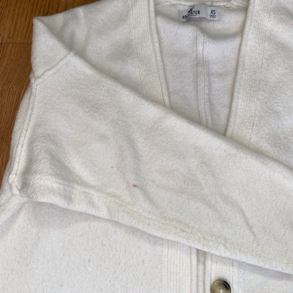 Hollister white oversize cardigan S - Picture 6 of 10